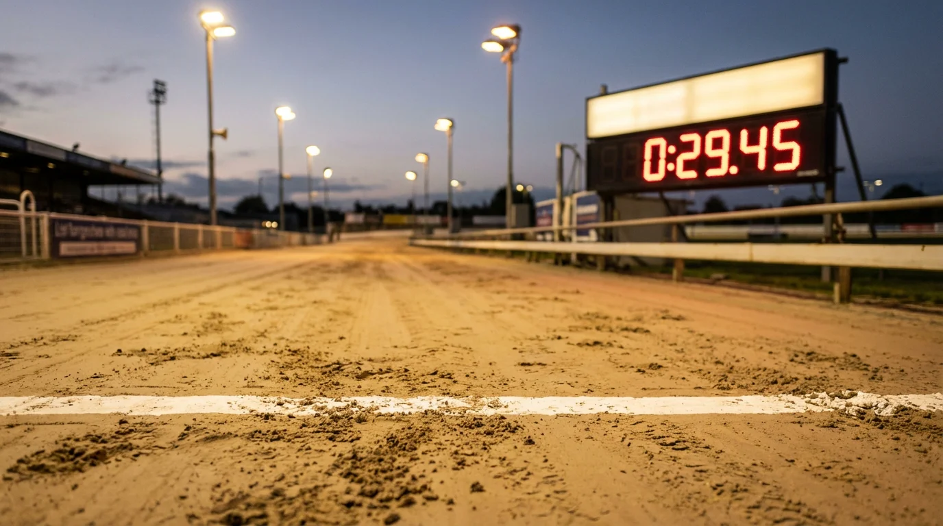 Towcester 500m track record times and pace thresholds for English Greyhound Derby assessment